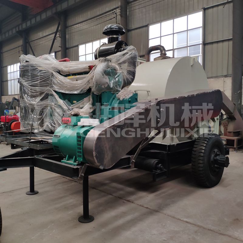 1500型移動木材粉碎車330馬力柴油機自發(fā)電GH1500移