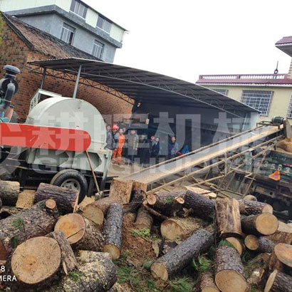 40公分樹枝一次粉成沫大型木材粉沫機(jī)